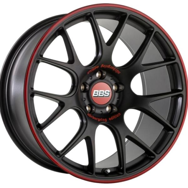 BBS CH-R Satin Black Red Bbs