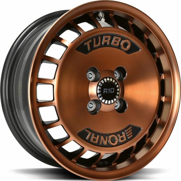 RONAL R10 TURBO Copper Matt front diamond cut RONAL