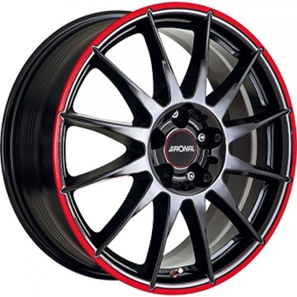 RONAL R54 MCR Black Red RONAL